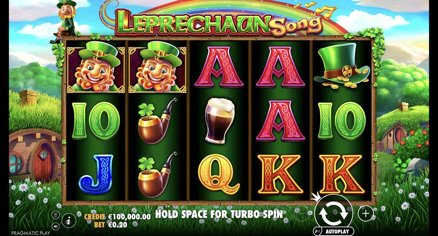 Leprechaun Song: image of main menu