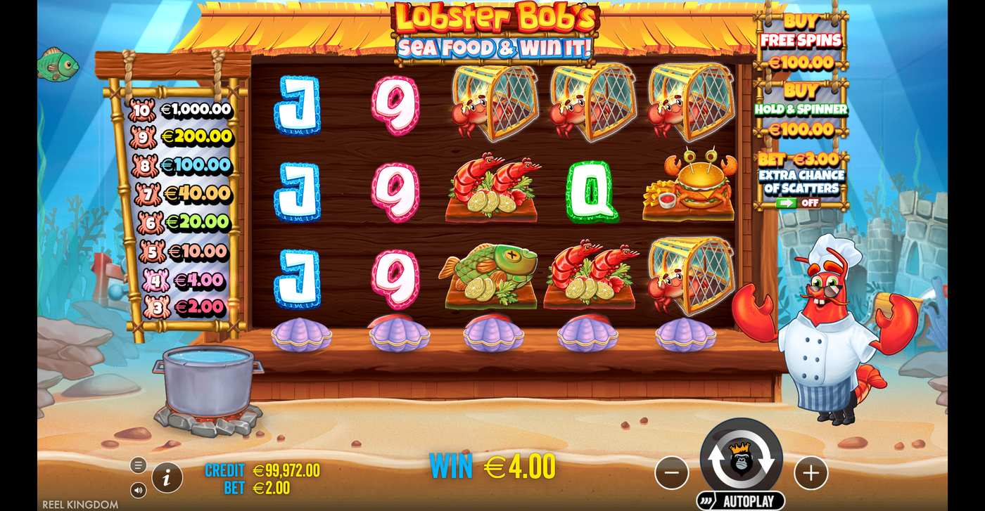 Lobster Bob's Sea Food and Win It: image of winning