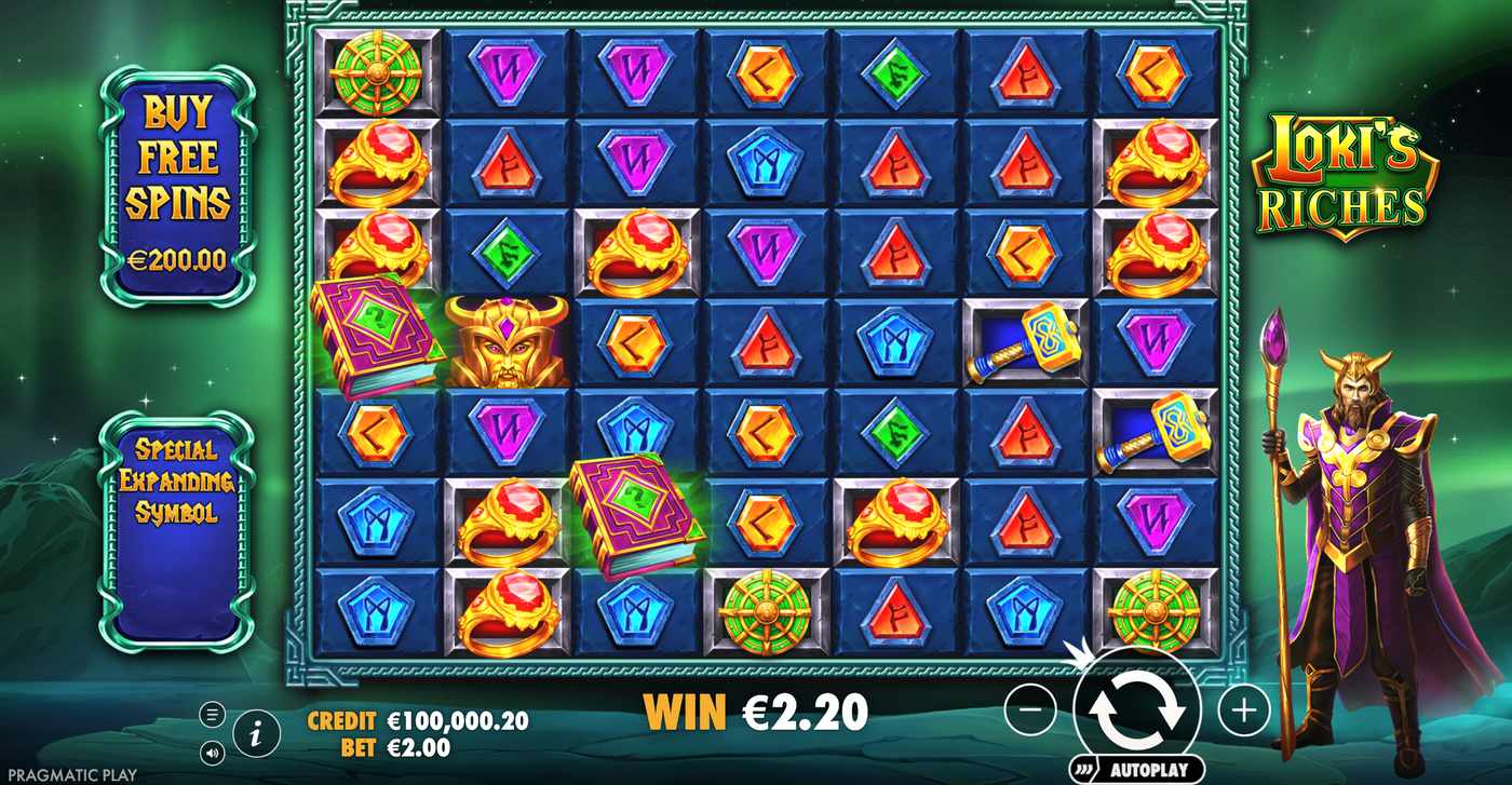 Loki's Riches: image of winning