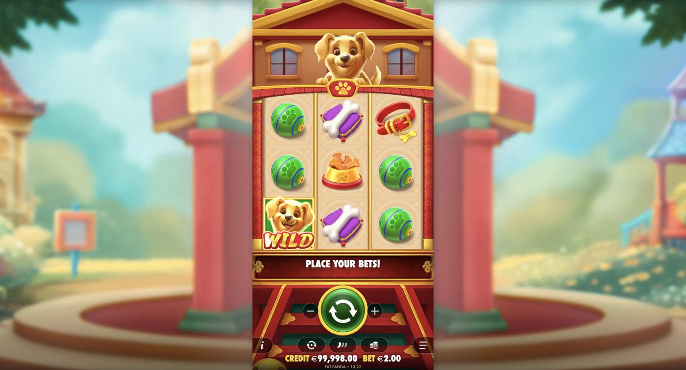 Lucky Dog: image of main menu