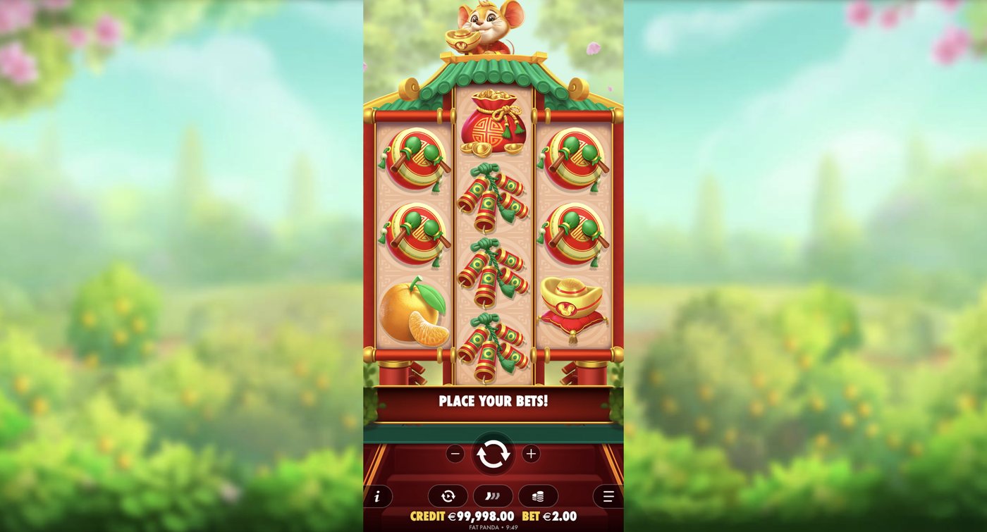 Lucky Mouse: image of main menu