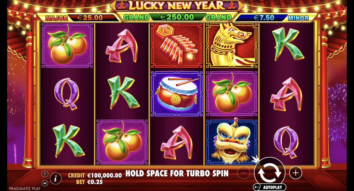 Lucky New Year: image of main menu