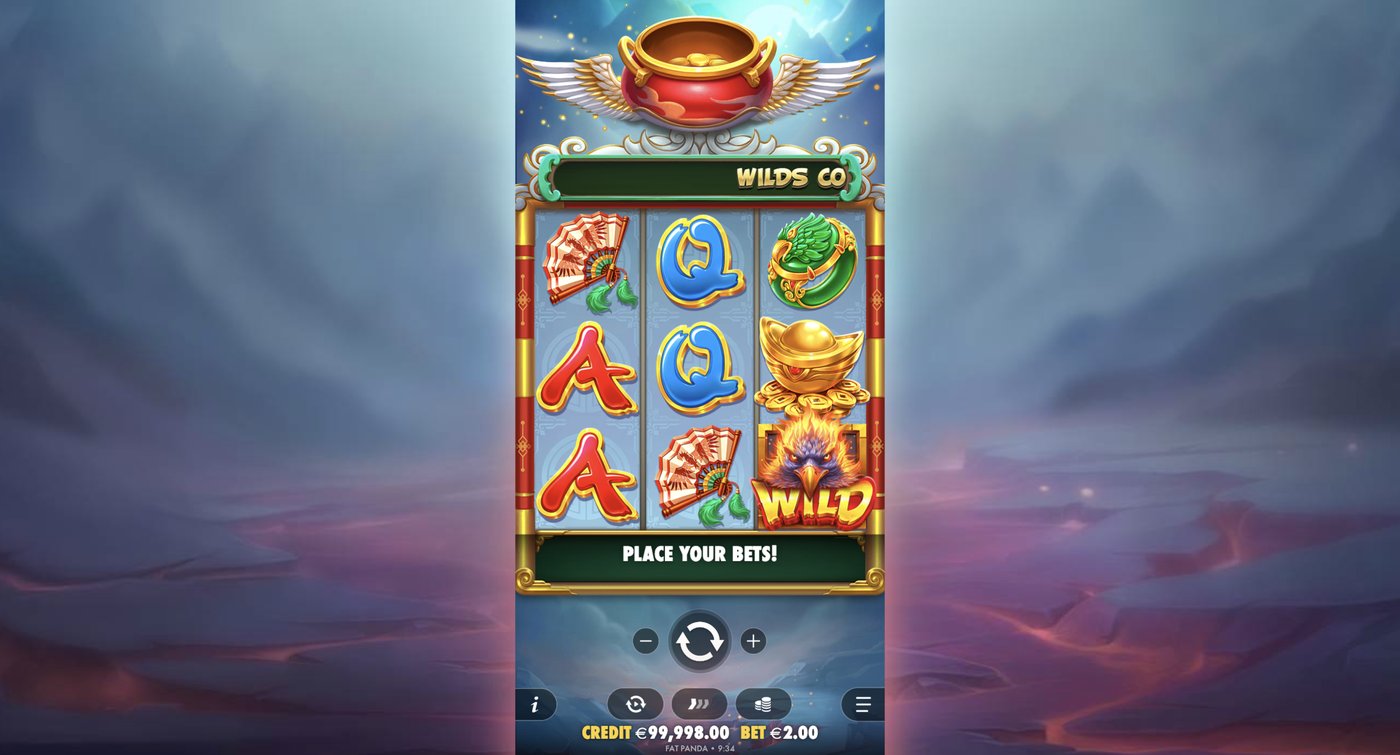 Lucky Phoenix: image of main menu