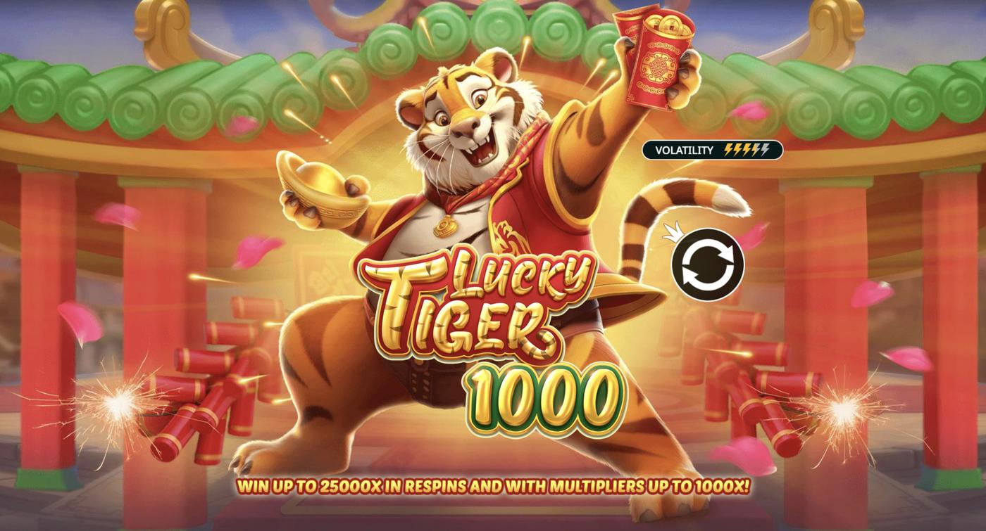 Lucky Tiger 1000: image of main menu