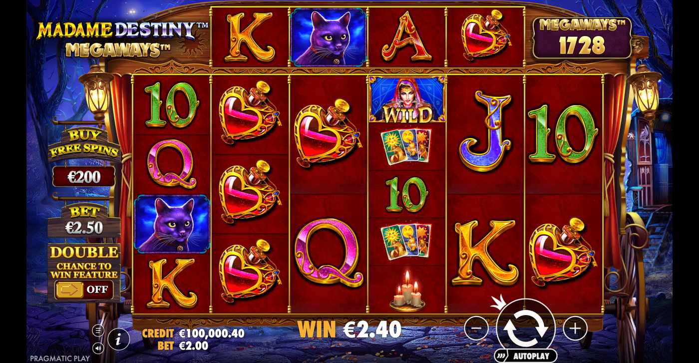 Madame Destiny Megaways: image of winning