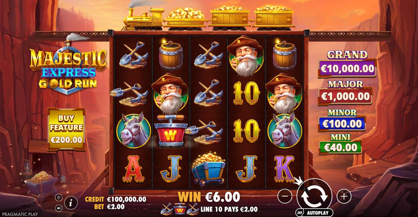 Majestic Express - Gold Run: image of winning