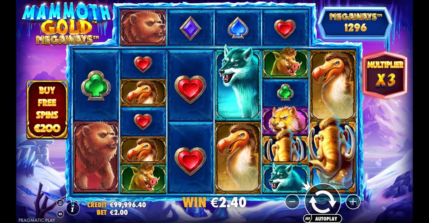 Mammoth Gold Megaways: image of winning