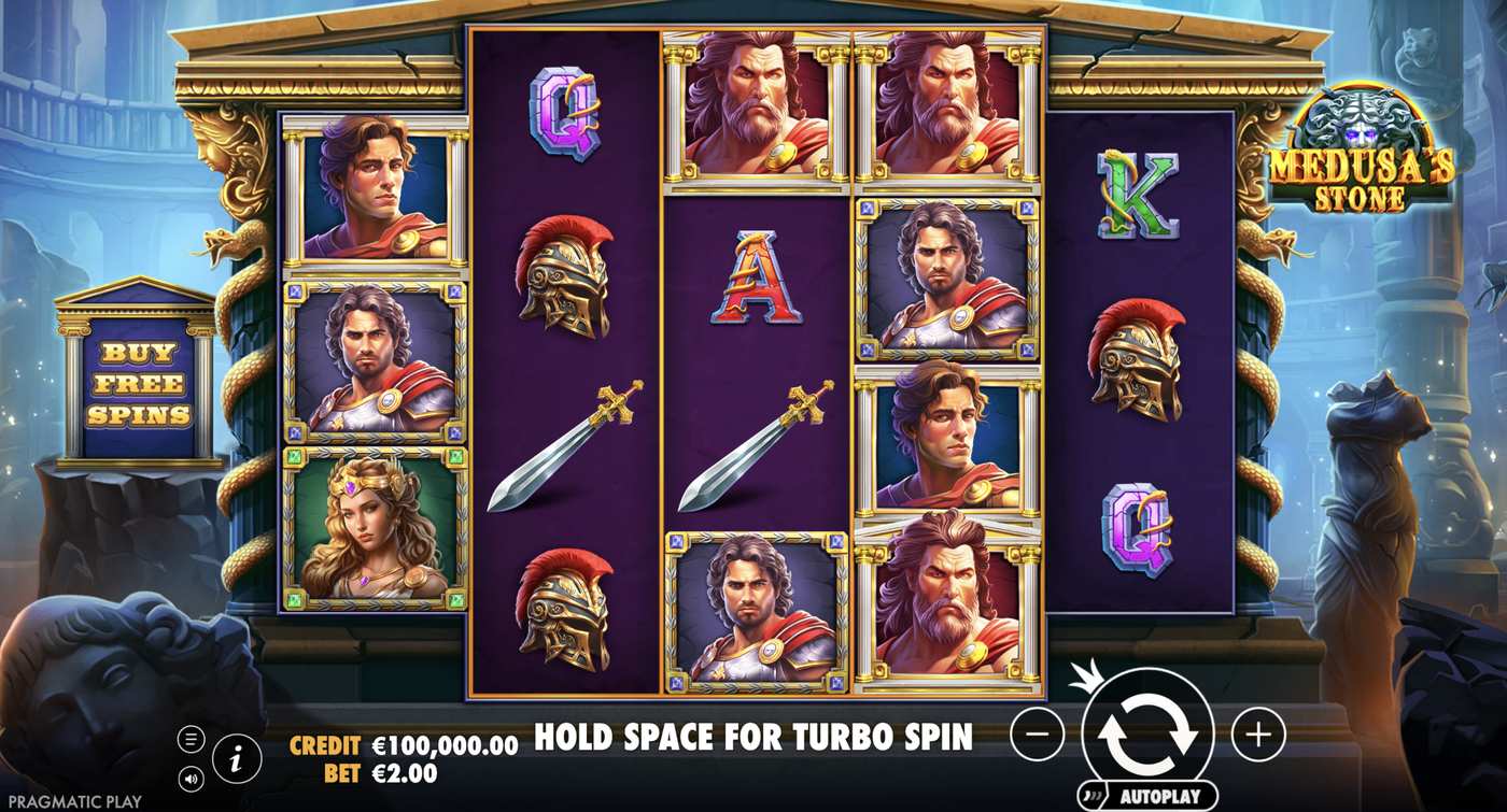 Medusa's Stone: image of main menu