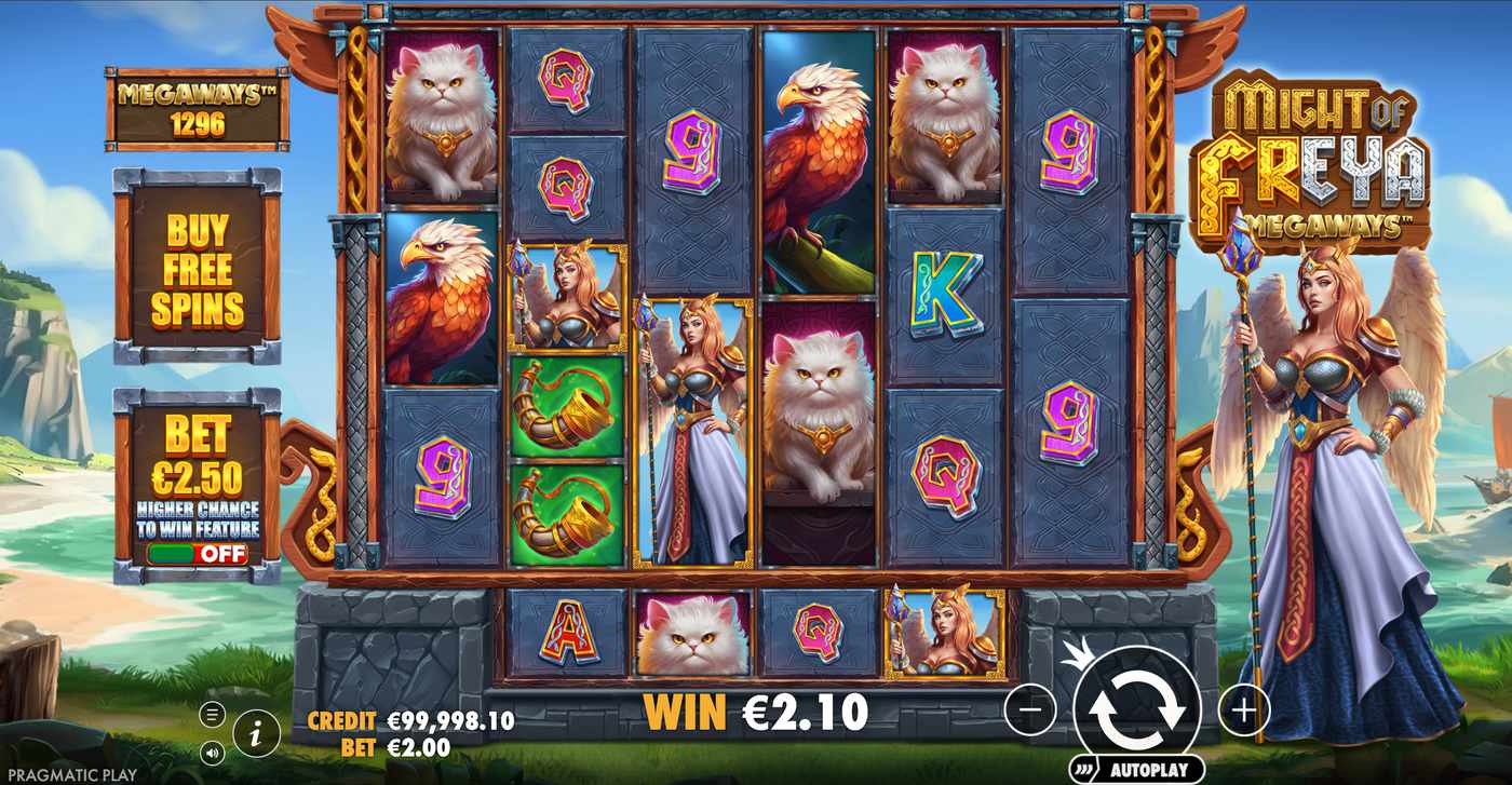 Might of Freya Megaways: image of winning
