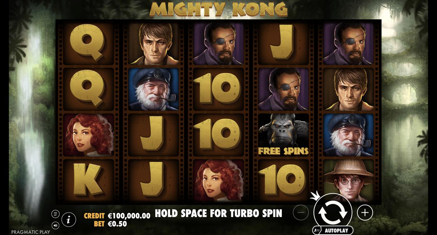 Mighty Kong: image of main menu