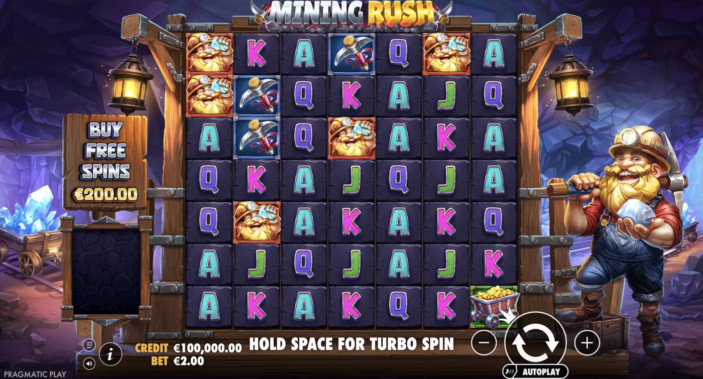 Mining Rush: image of main menu