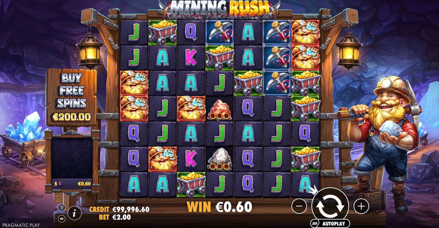 Mining Rush: image of winning