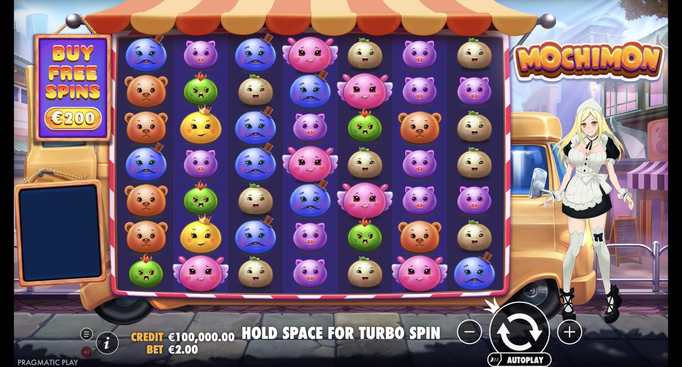 Mochimon: image of main menu