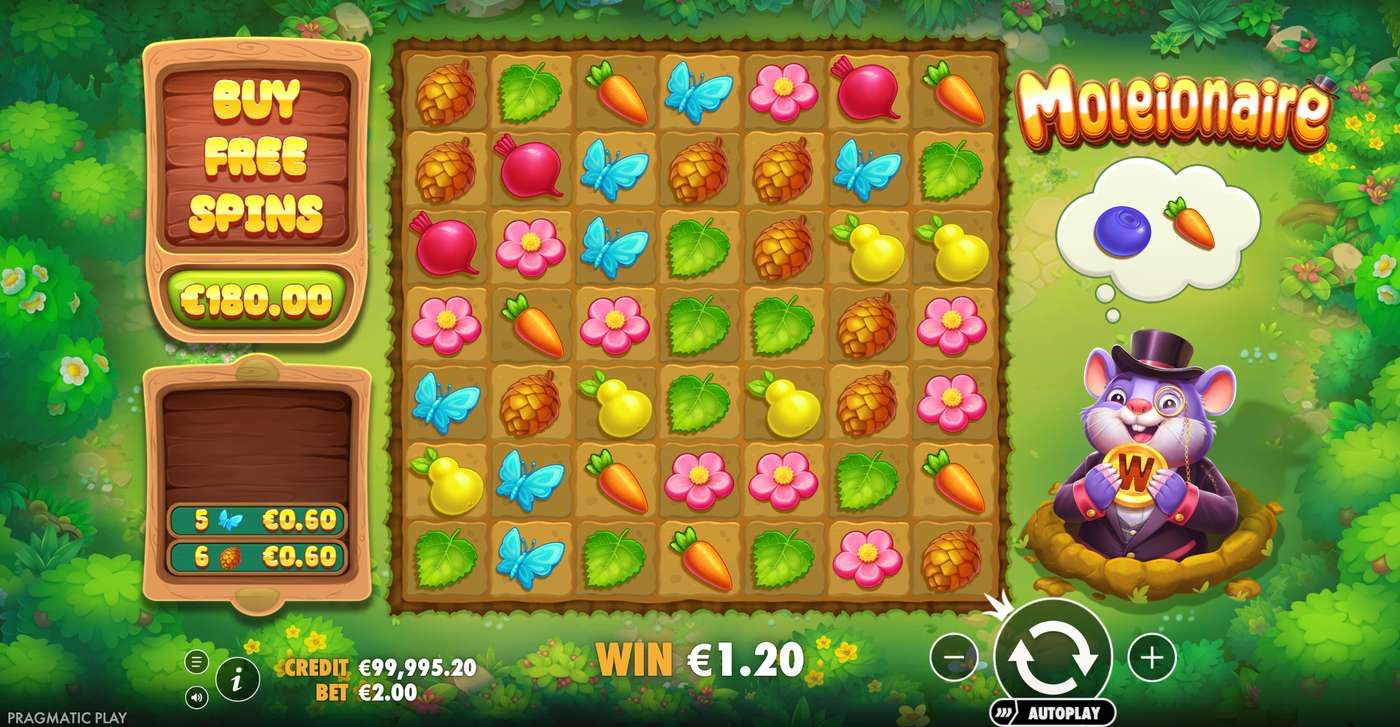 Moleionaire: image of winning