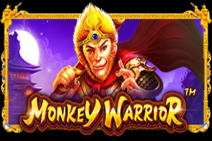 Monkey Warrior Online Slot Logo