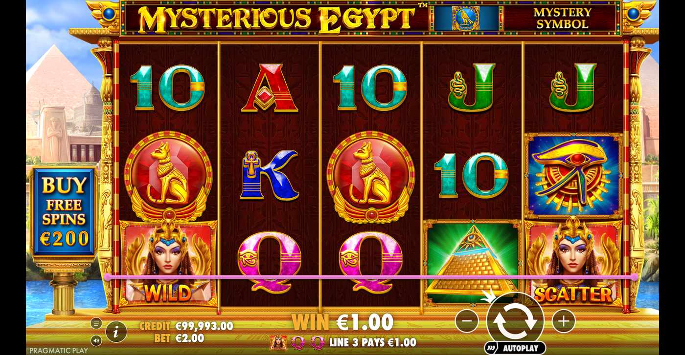 Mysterious Egypt: image of winning