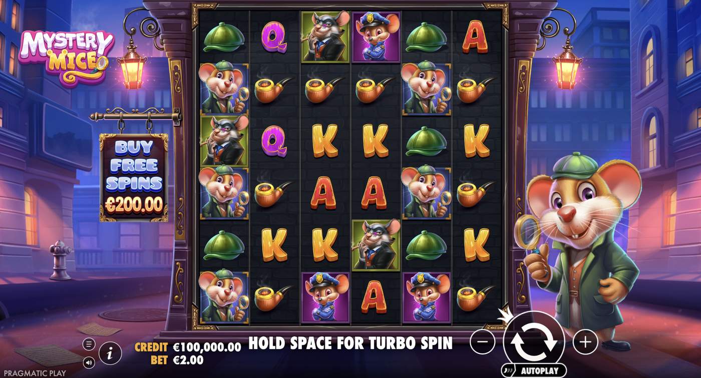 Mystery Mice: image of main menu