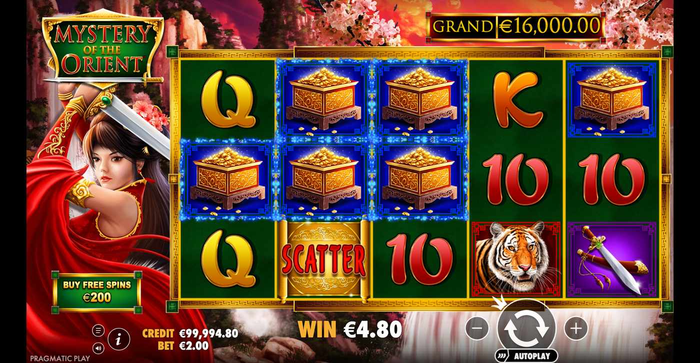 Mystery of the Orient: image of winning
