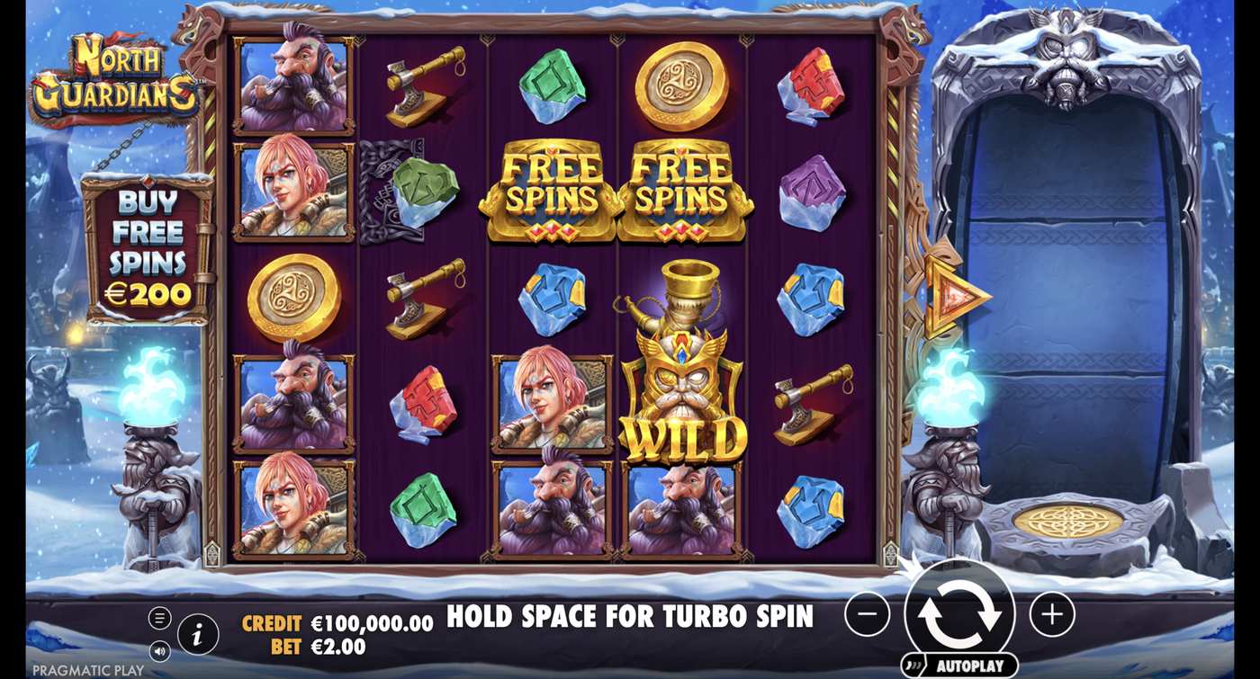 North Guardians: image of main menu