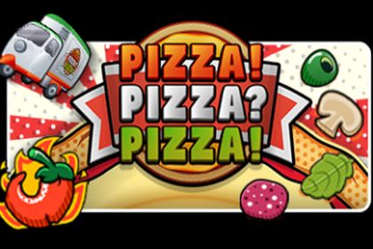 PIZZA! PIZZA? PIZZA! Online Slot Logo