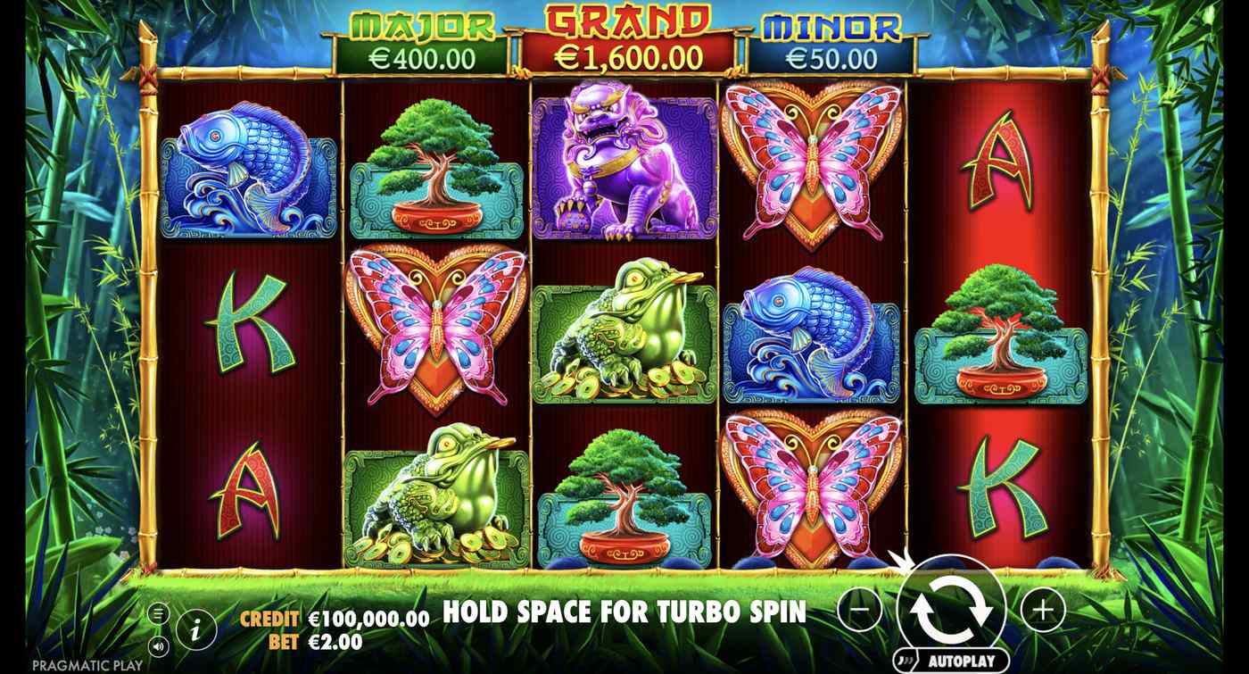 Panda's Fortune: image of main menu