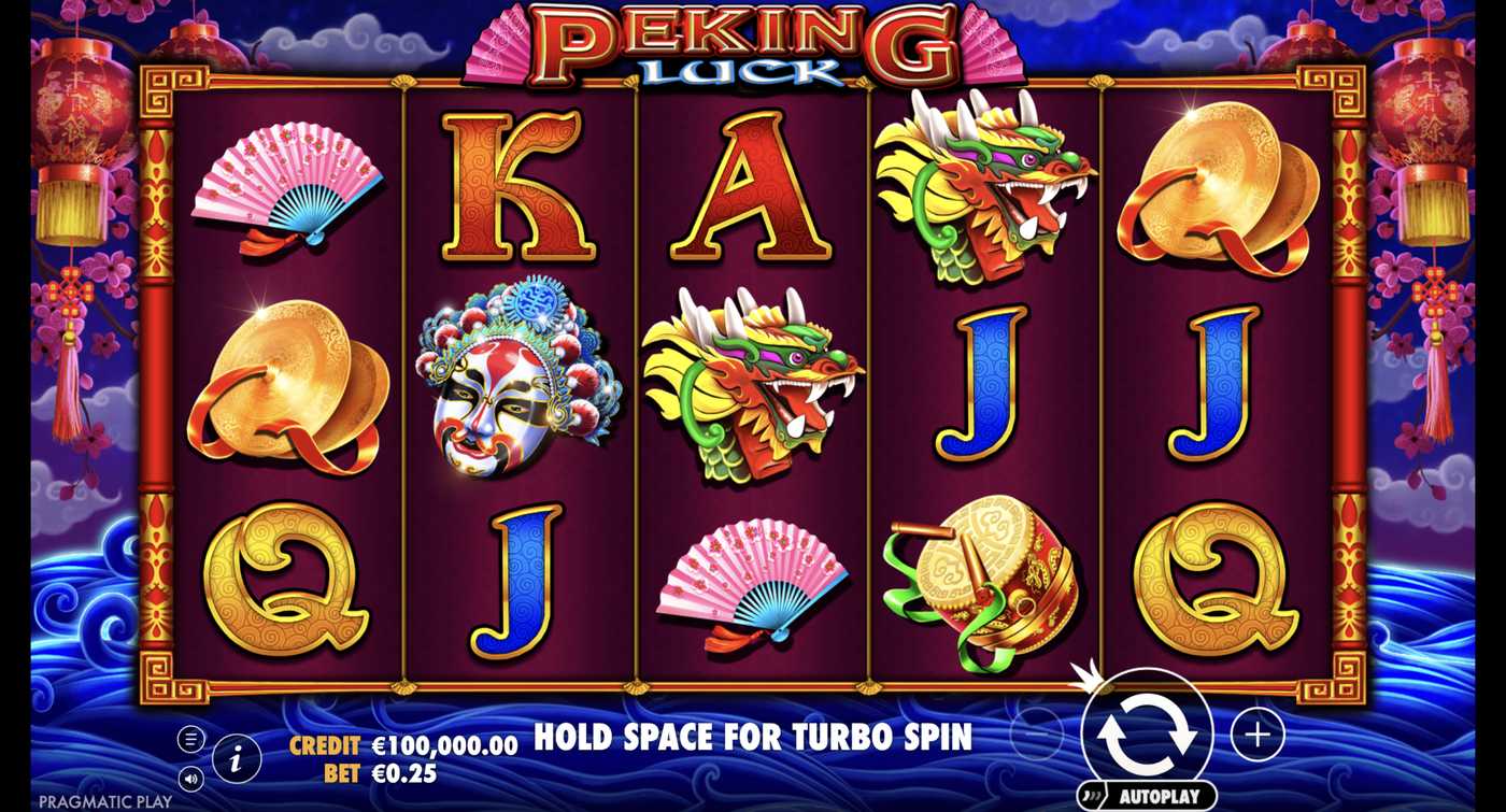 Peking Luck: image of main menu