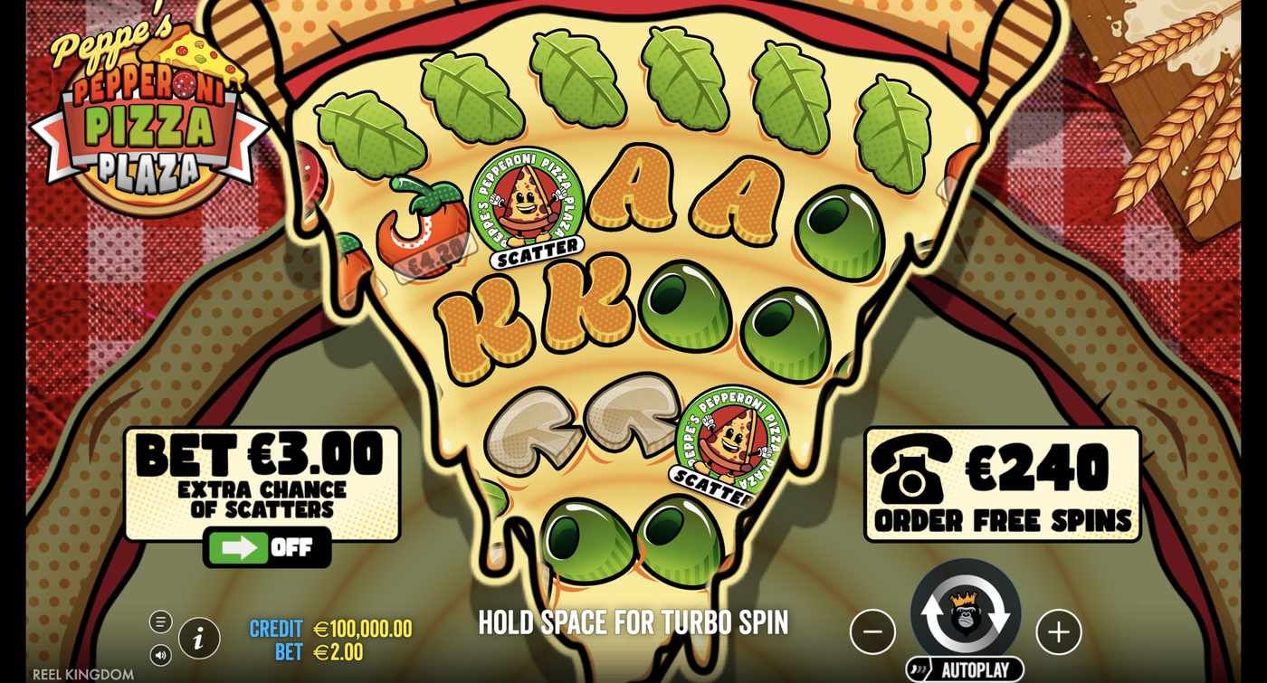 Peppe's Pepperoni Pizza Plaza: image of main menu
