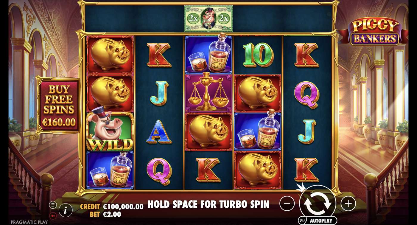 Piggy Bankers: image of main menu