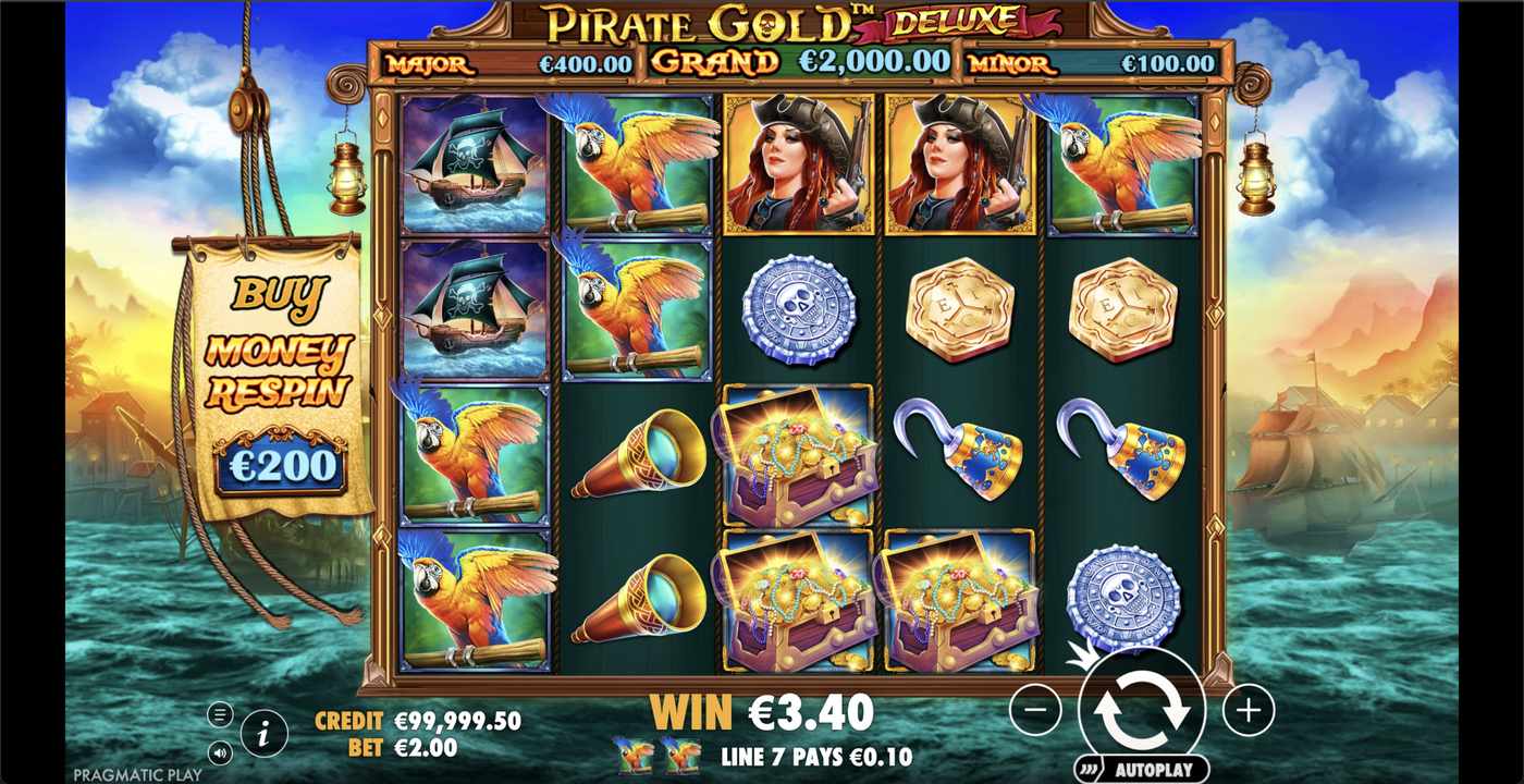 Pirate Gold Deluxe: image of winning