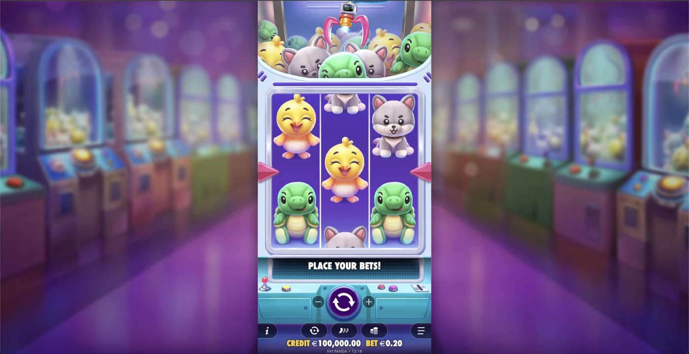 Plushie Wins: image of main menu