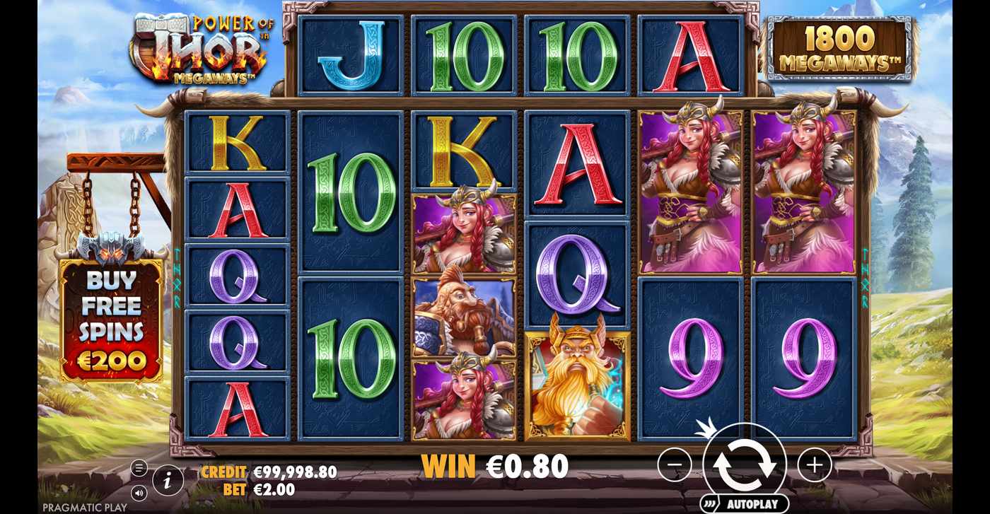 Power of Thor Megaways: image of winning