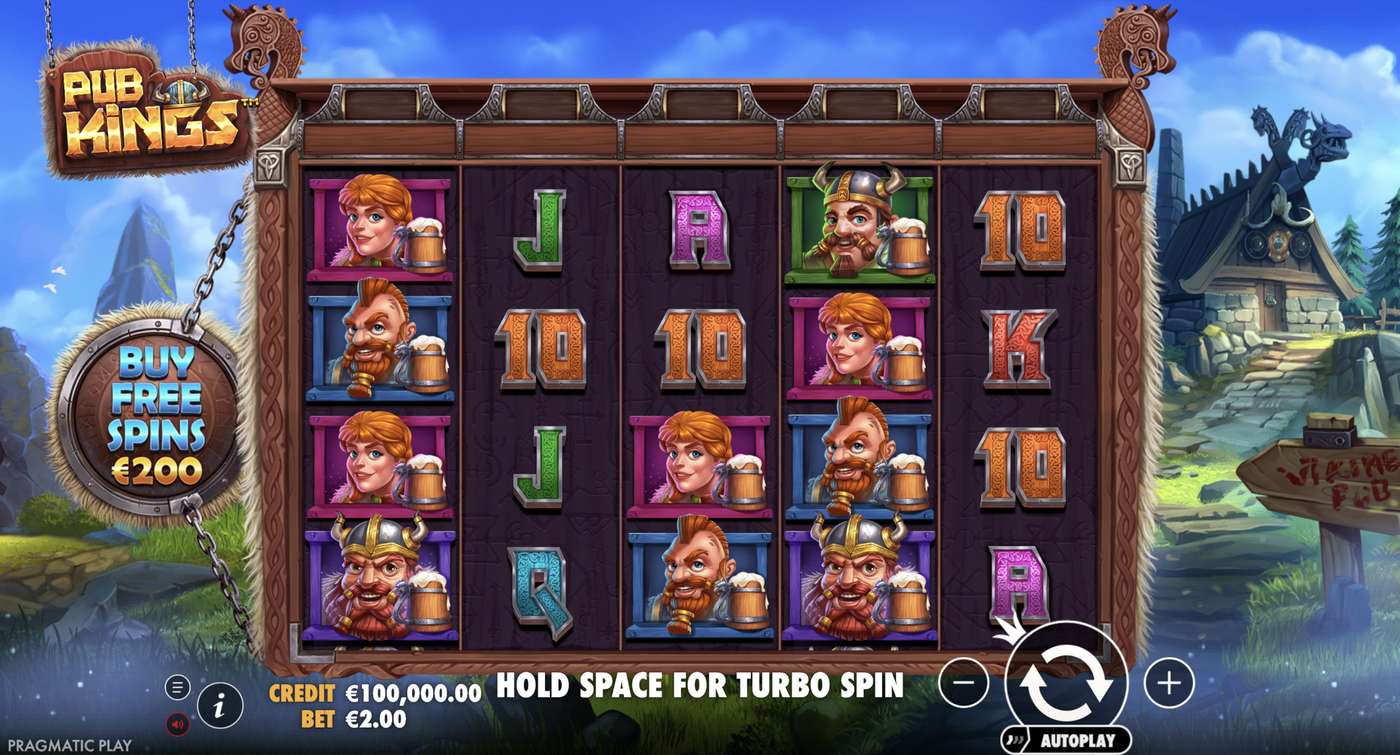 Pub Kings: image of main menu