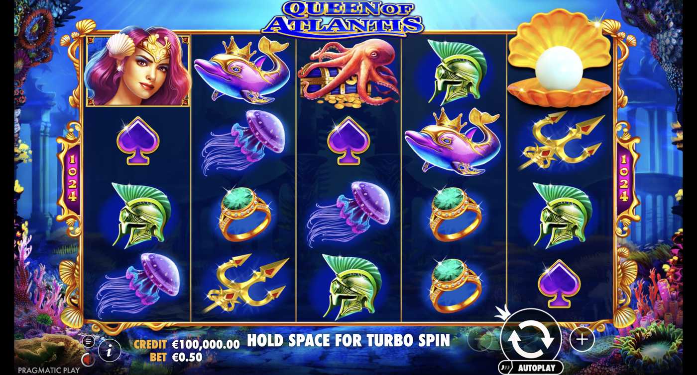 Queen of Atlantis: image of main menu