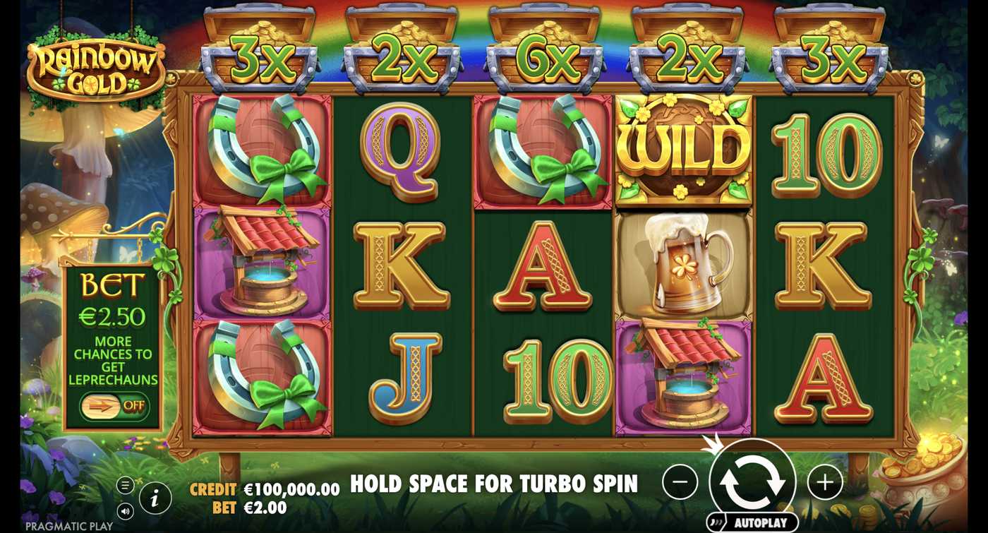 Rainbow Gold: image of main menu