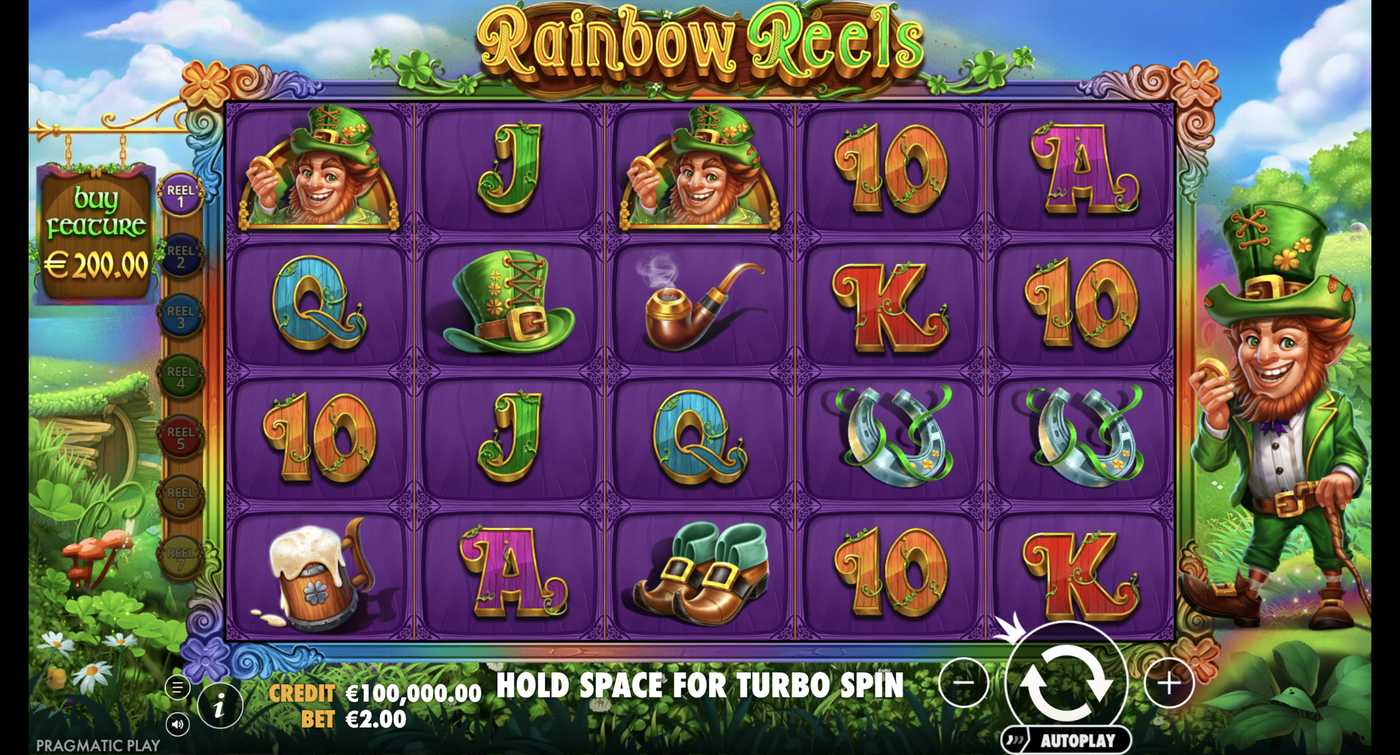 Rainbow Reels: image of main menu