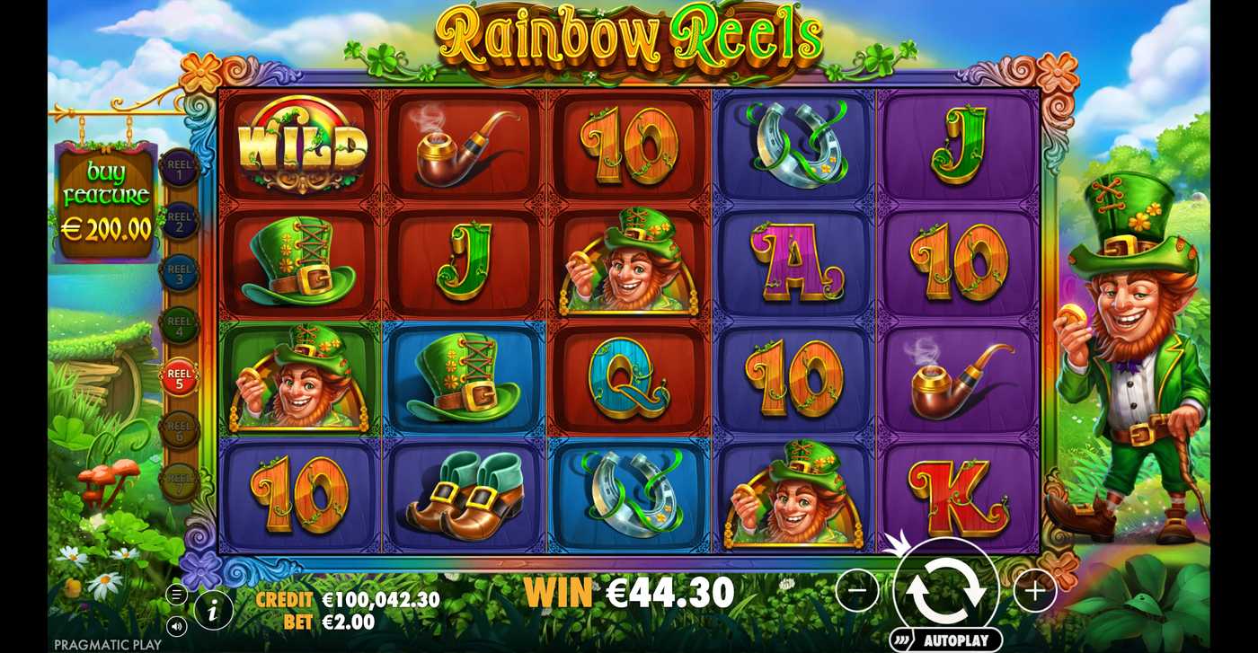 Rainbow Reels: image of winning