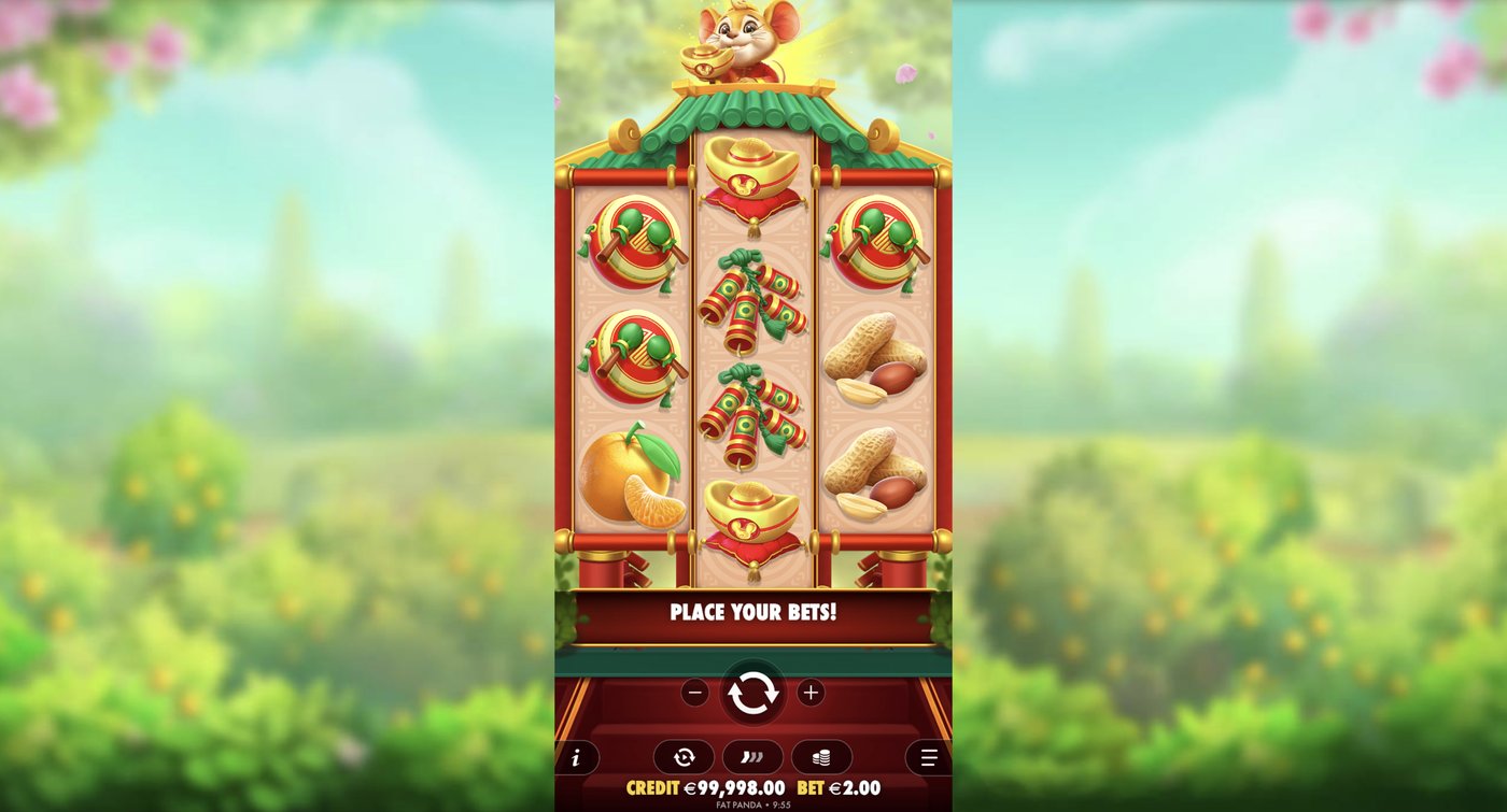 Ratinho Sortudo: image of main menu