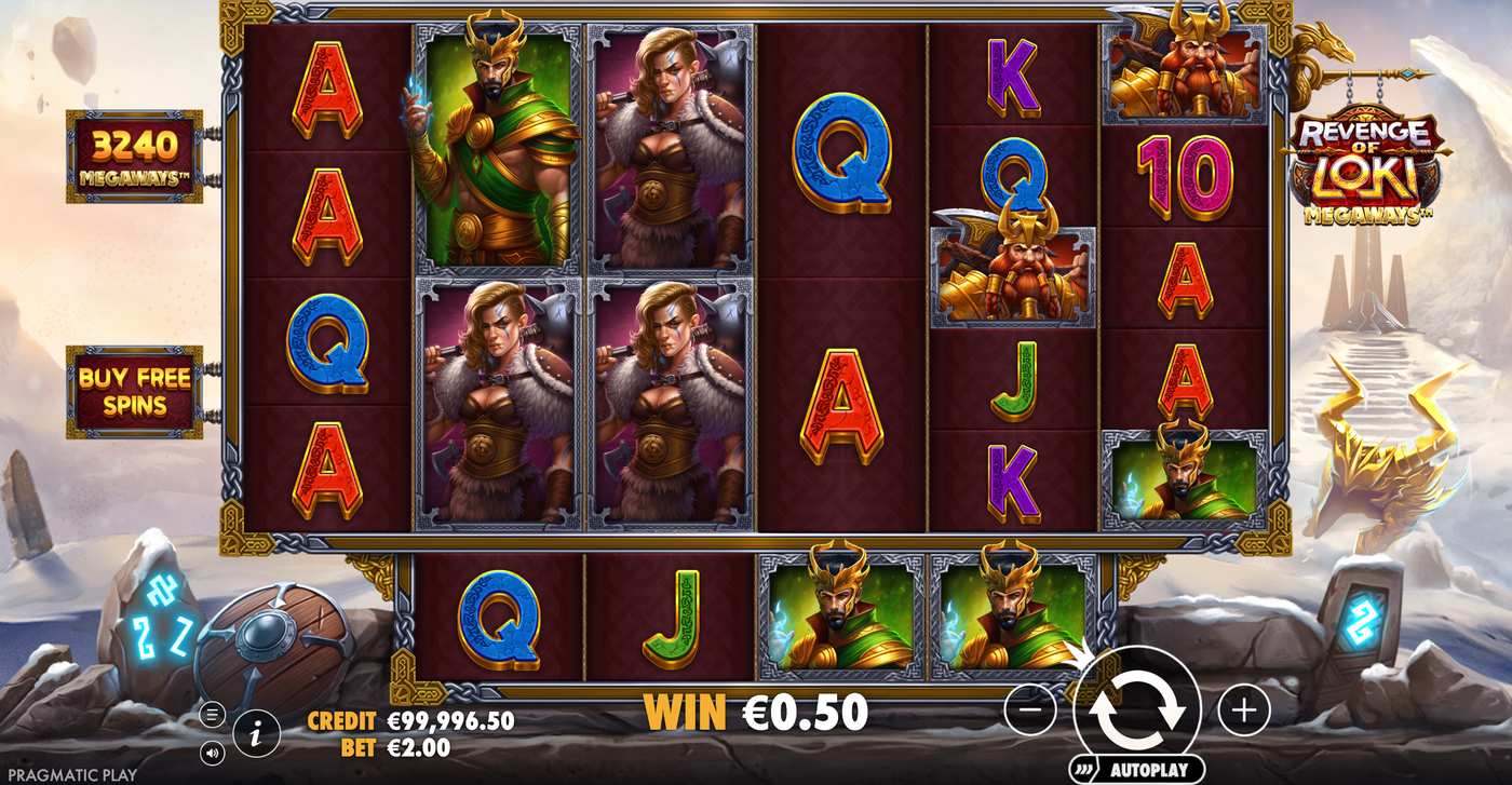 Revenge of Loki Megaways: image of winning
