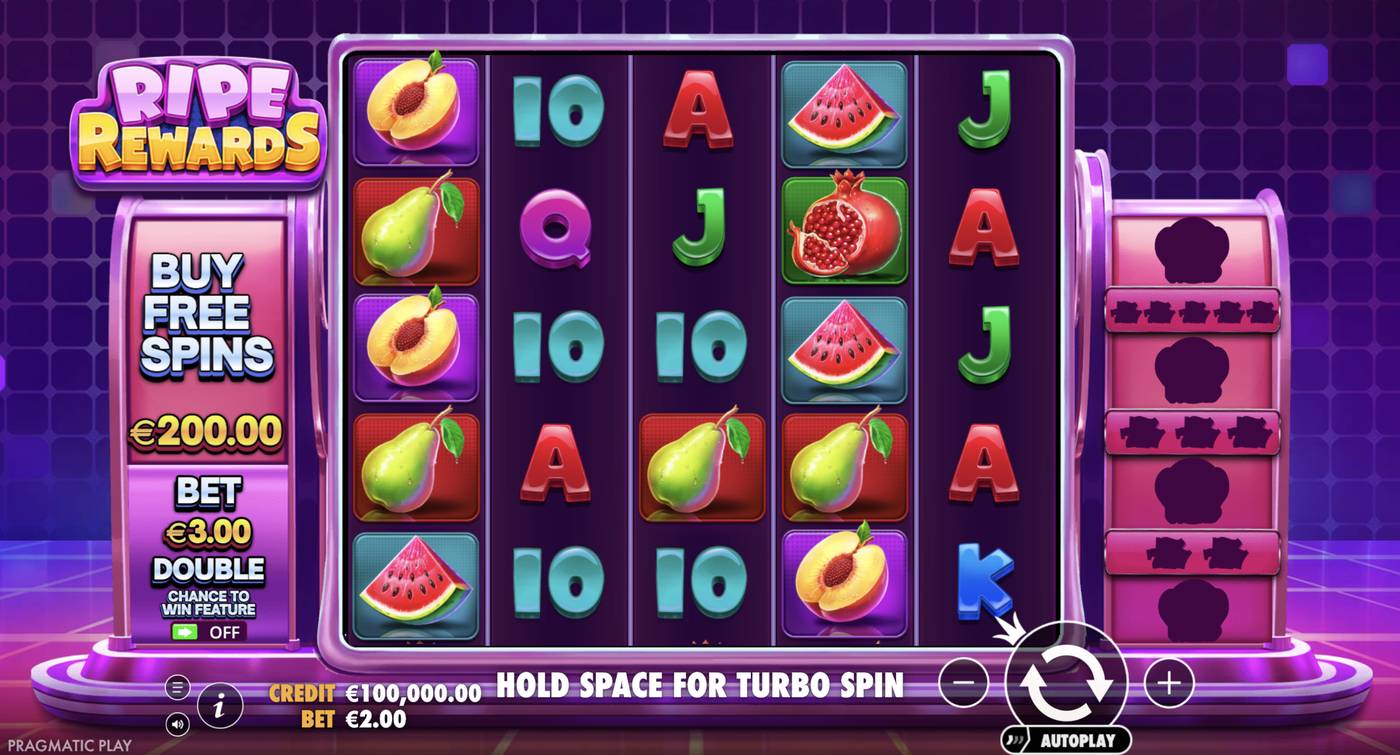 Ripe Rewards: image of main menu