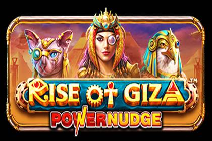 Rise of Giza PowerNudge Online Slot Logo