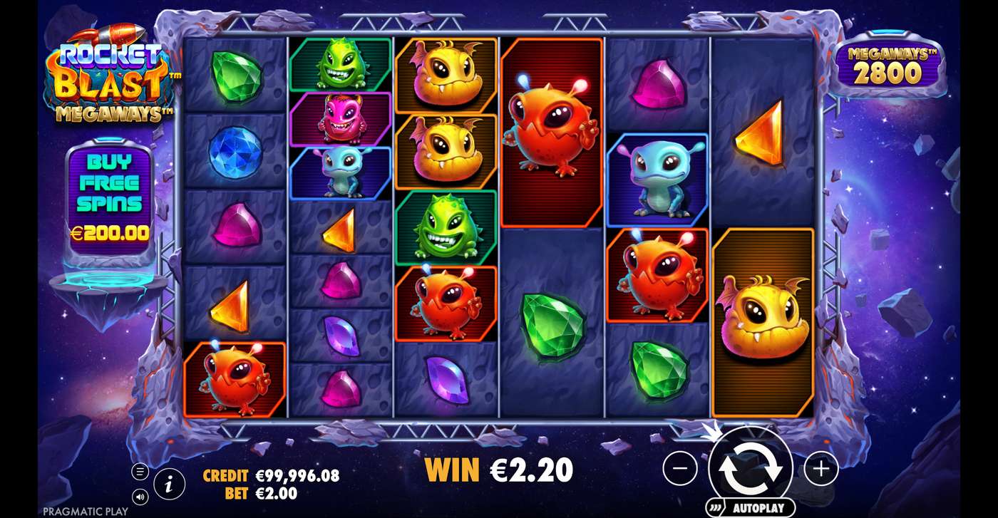 Rocket Blast Megaways: image of winning