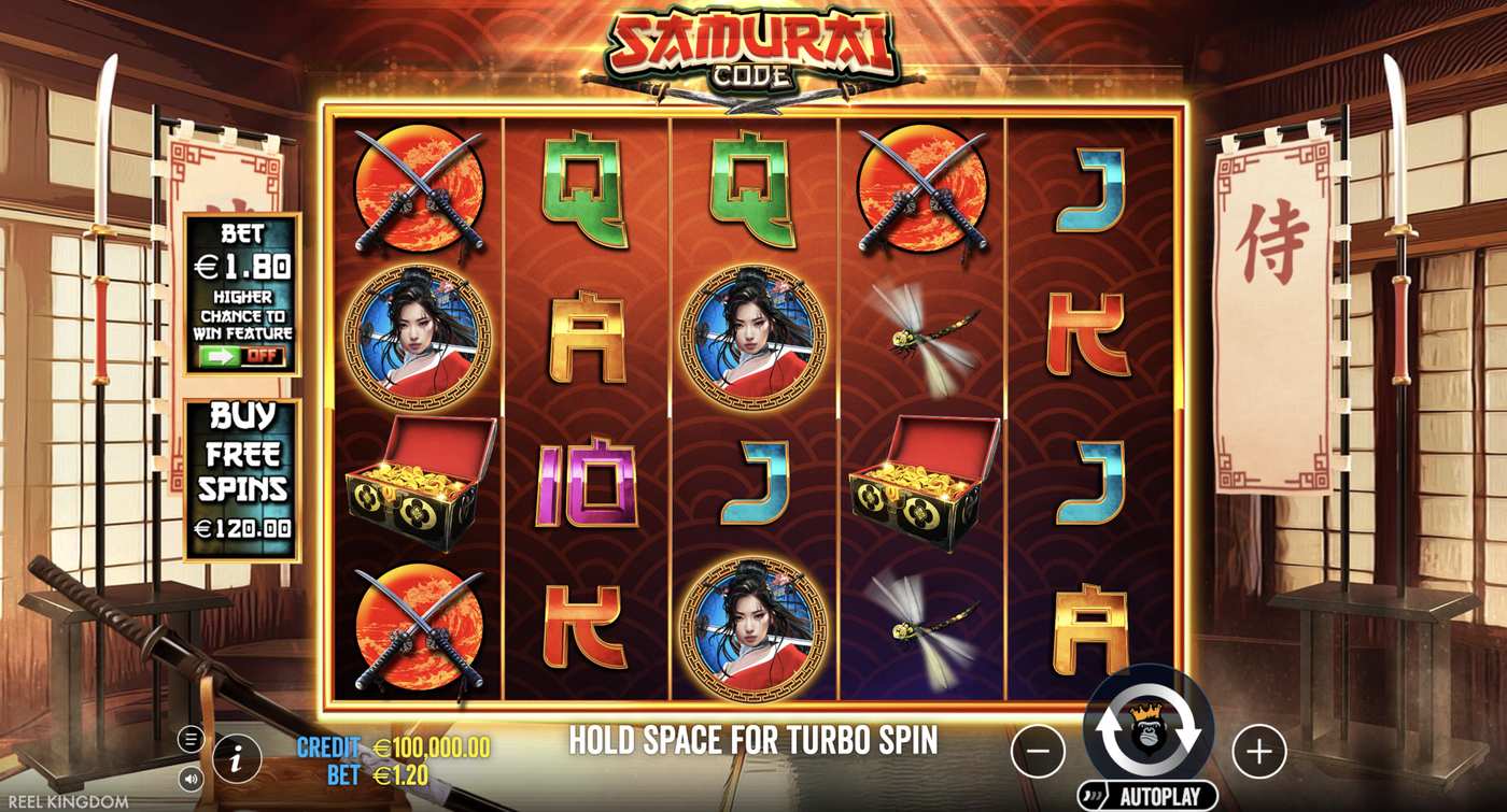 Samurai Code: image of main menu