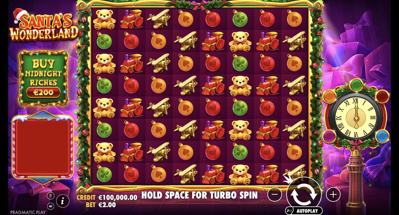 Santa's Wonderland: image of main menu