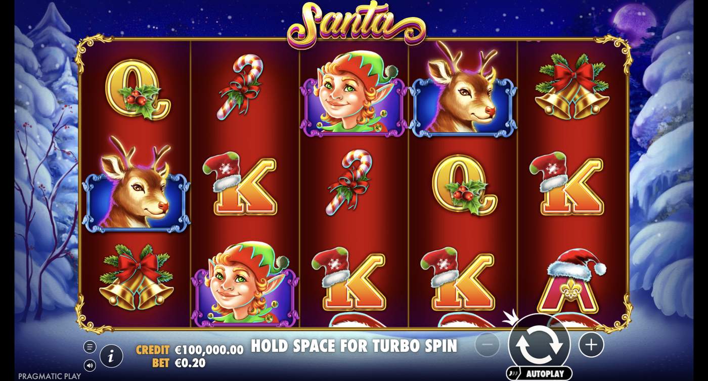 Santa: image of main menu