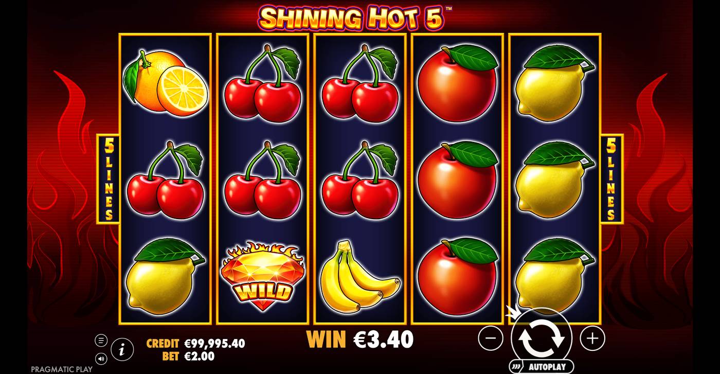 Shining Hot 5: image of winning