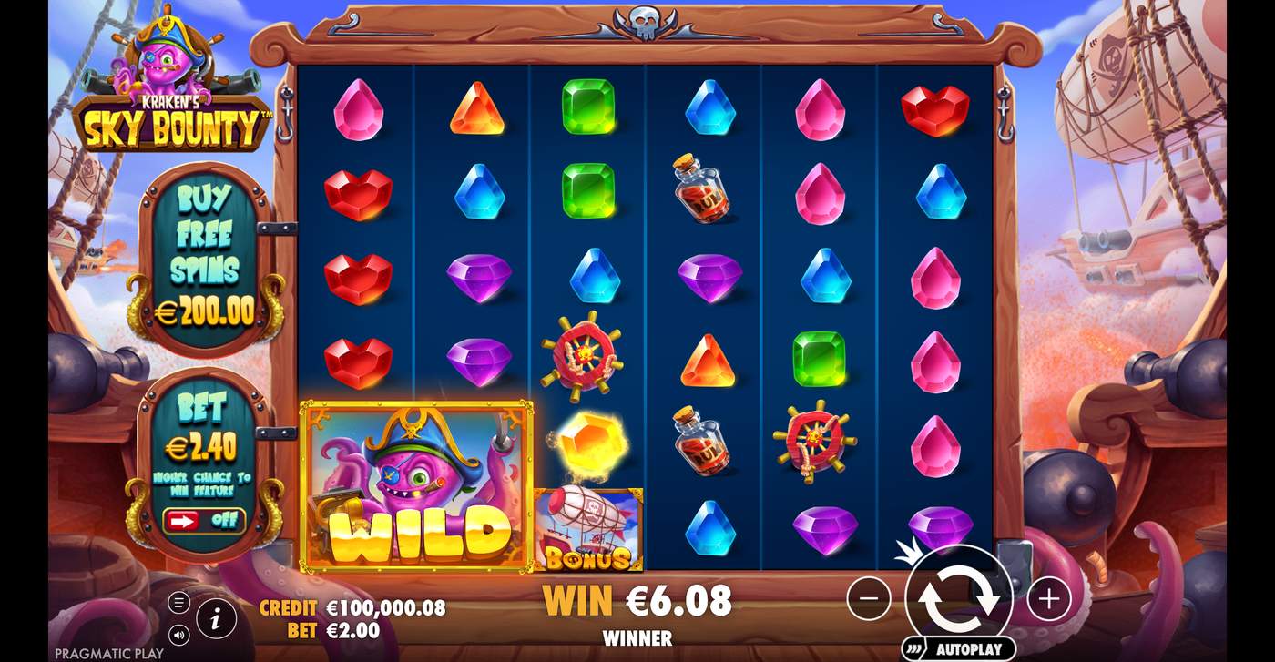 Sky Bounty: image of winning