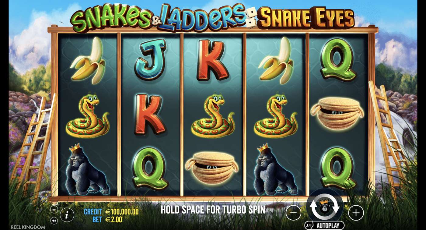 Snakes & Ladders - Snake Eyes: image of main menu