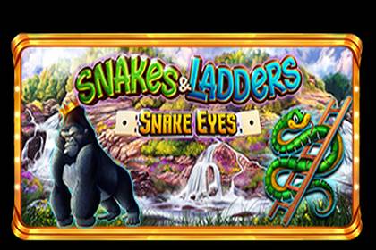 Snakes & Ladders - Snake Eyes Online Slot Logo