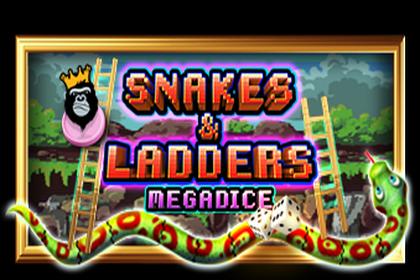 Snakes and Ladders Megadice Online Slot Logo