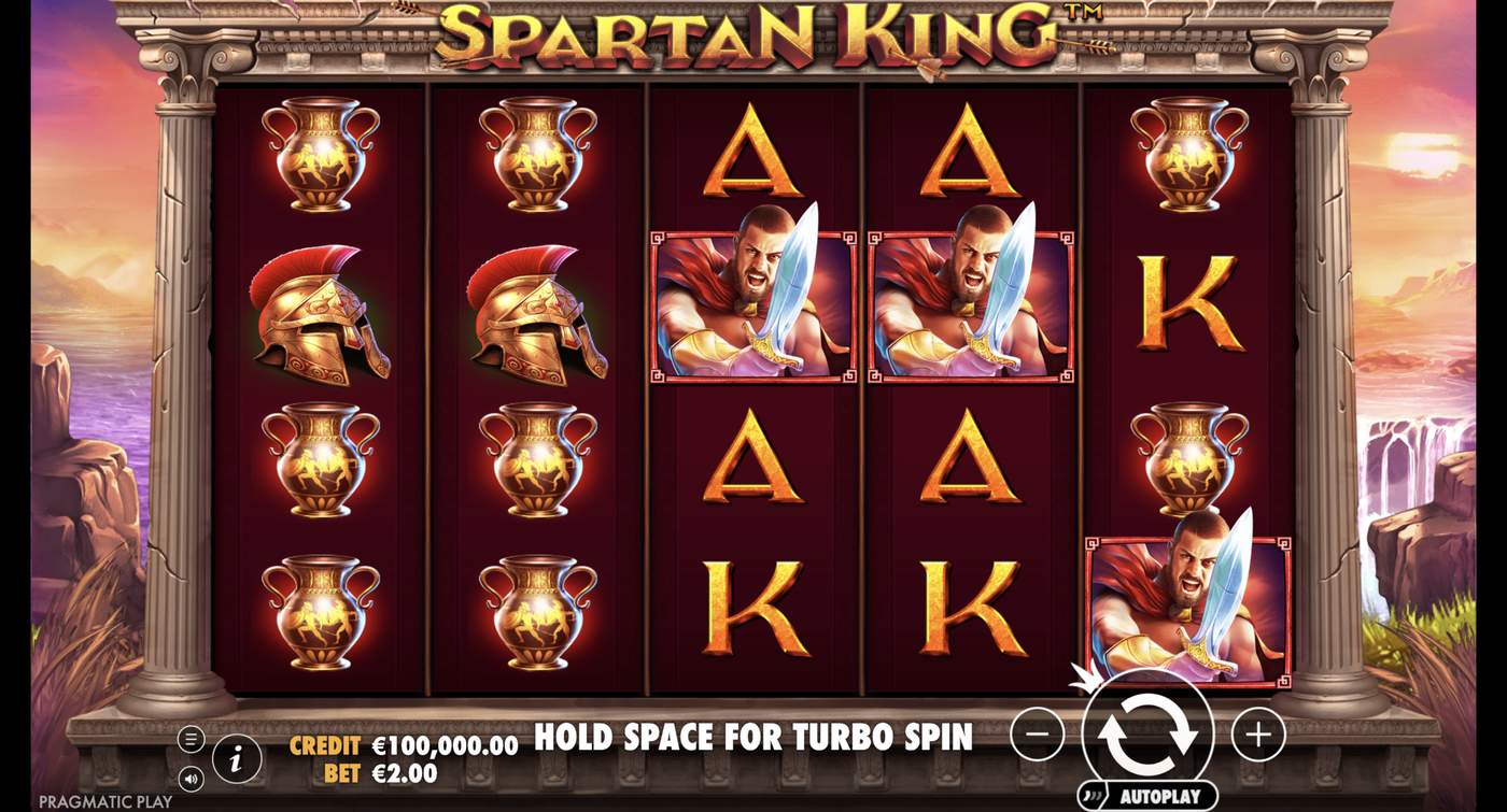 Spartan King: image of main menu